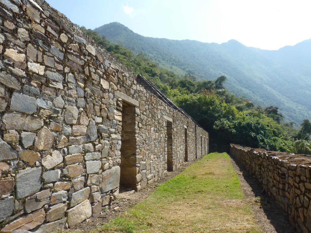 Inca Buildings in Choquequirao