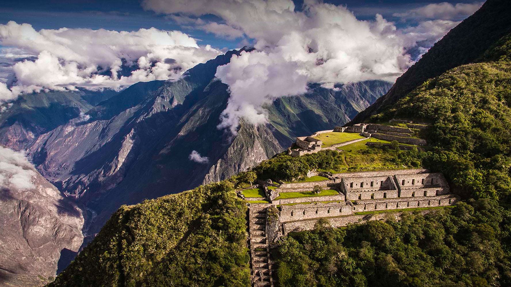 The last building of the Incas