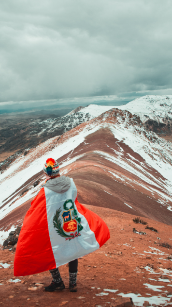 Rainbow Mountain with Snow